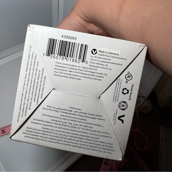 VTECH CS6114 DECT6.0 Cordless White Phone with Caller ID/Call Waiting Brand New - Picture 6 of 6